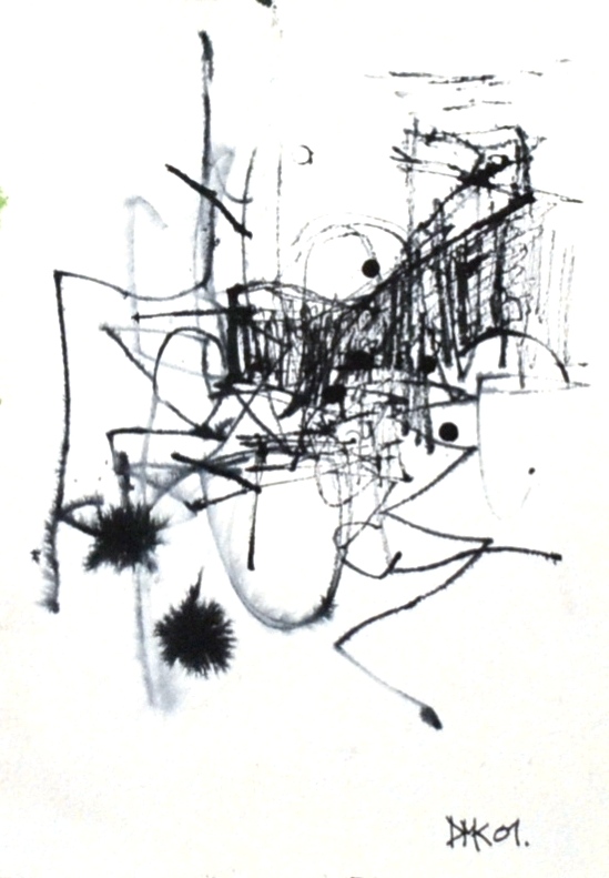 Q01 Ink-pen, water (2001)